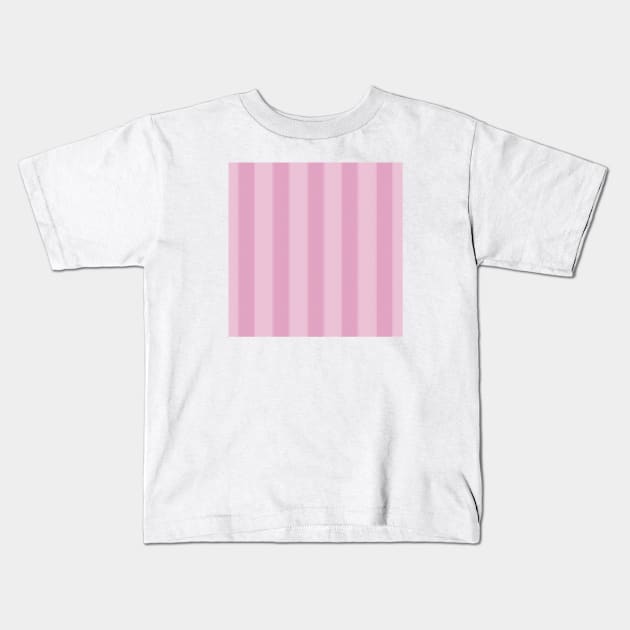 Pink Stripes Kids T-Shirt by StripePatterns